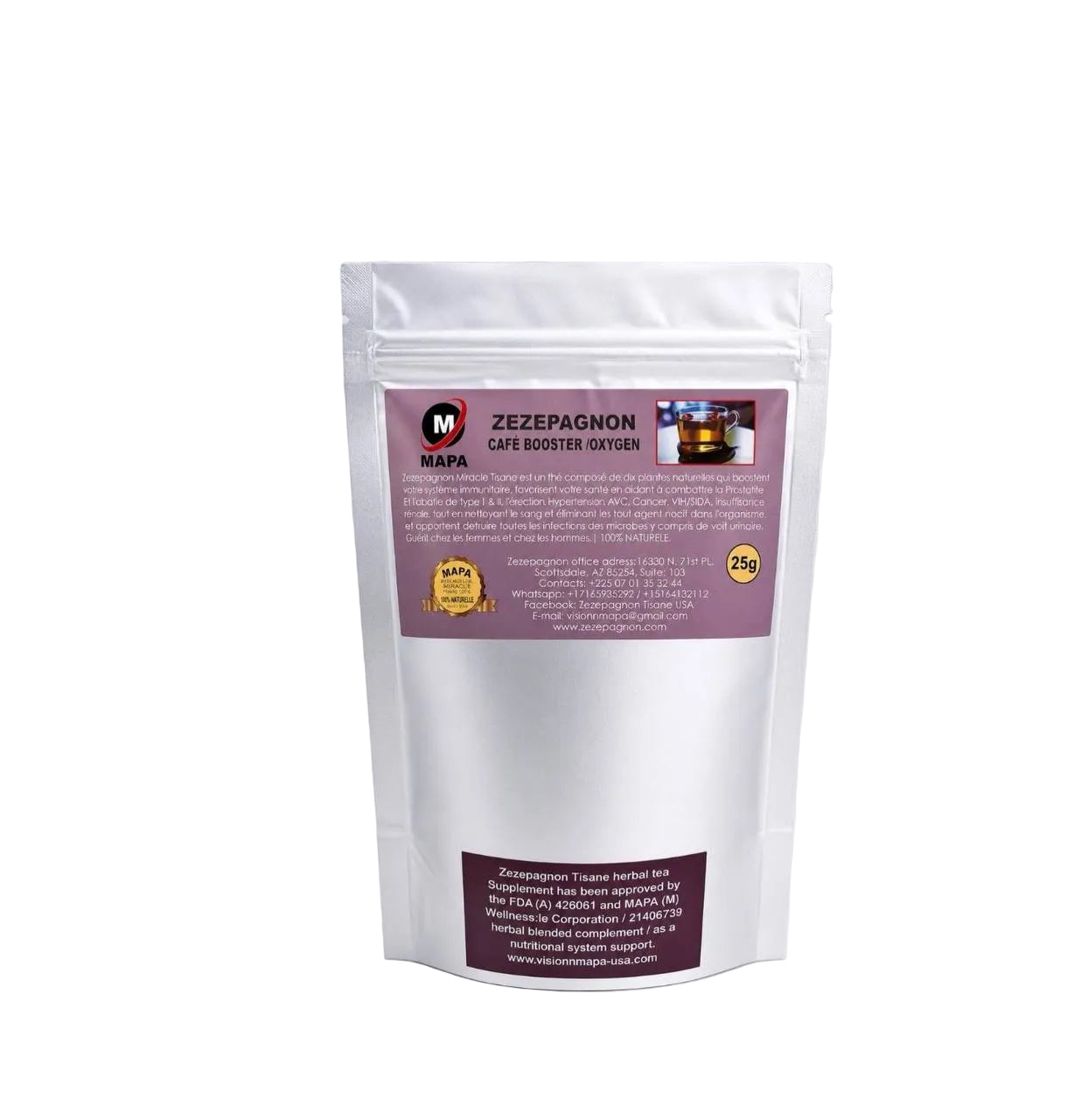 ZEZEPAGNON CAFÉ BOOSTER / OXYGEN