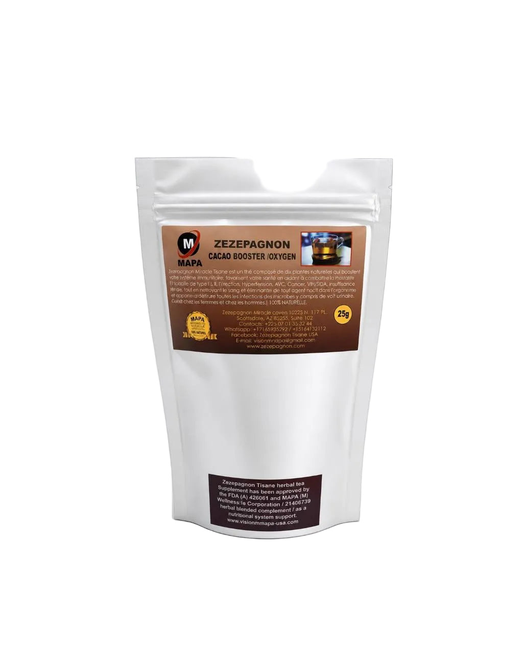 ZEZEPAGNON CACAO BOOSTER / OXYGEN